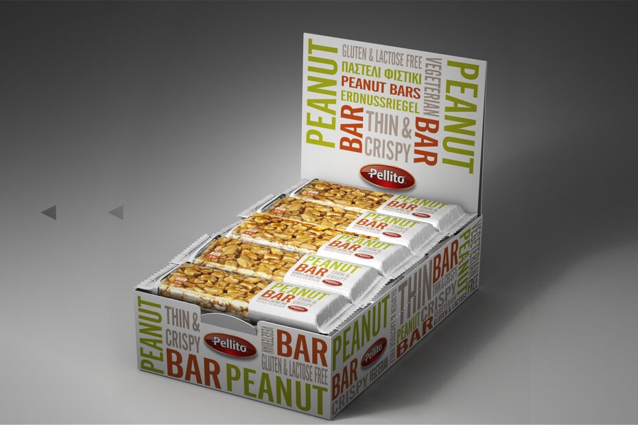 Mockup illustration of cereal bars