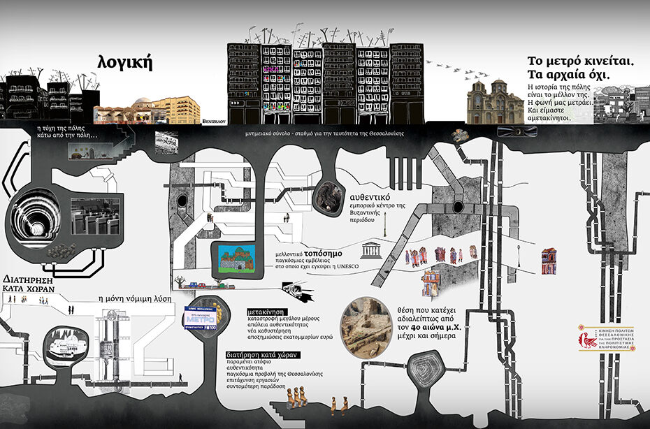 Illustration map of antiquities